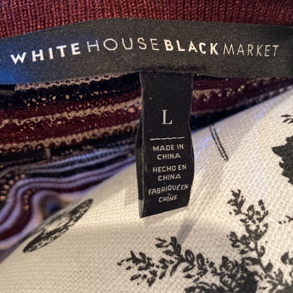 CLOSET CLEAR OUT White House Black Market multi coloured tunic - Picture 4 of 4